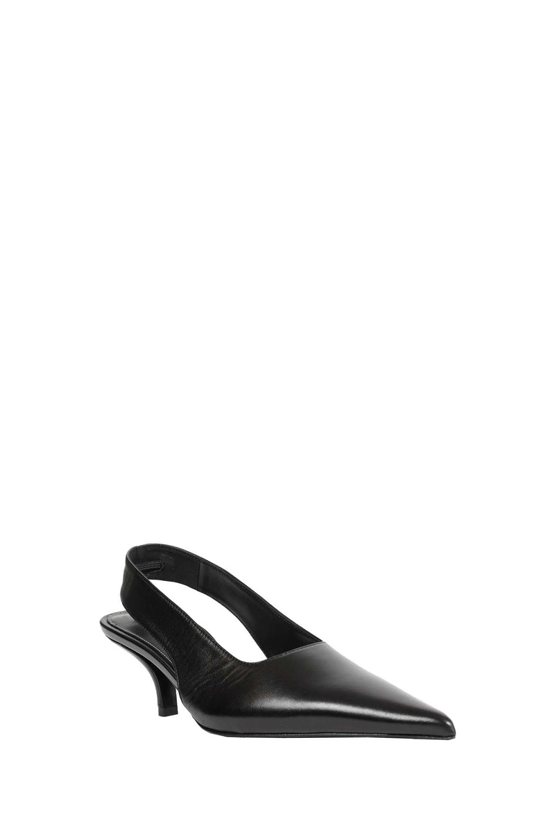 TOTEME Classic Leather Slingbacks woman