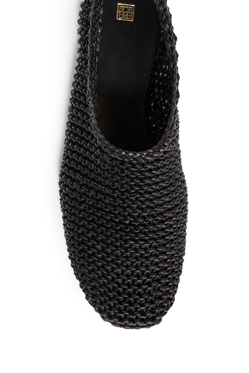 Woven Leather Ballerinas - Antonioli.eu
