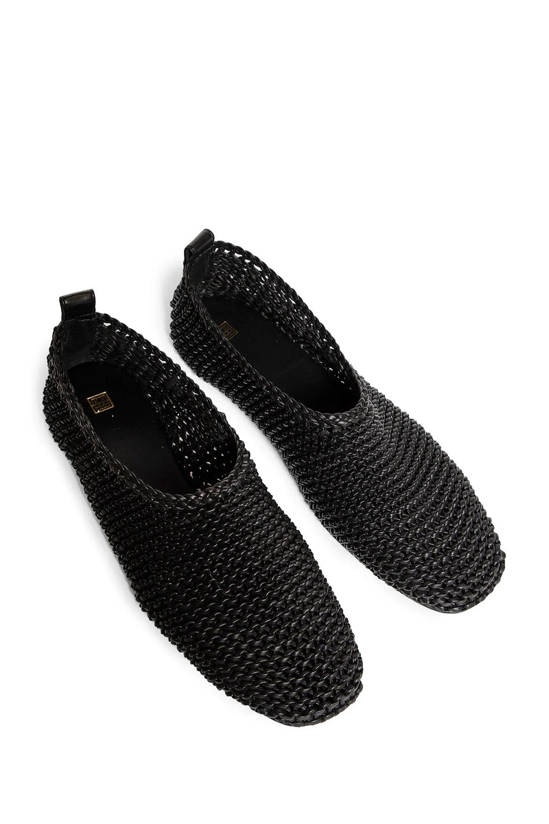 Woven Leather Ballerinas - Antonioli.eu