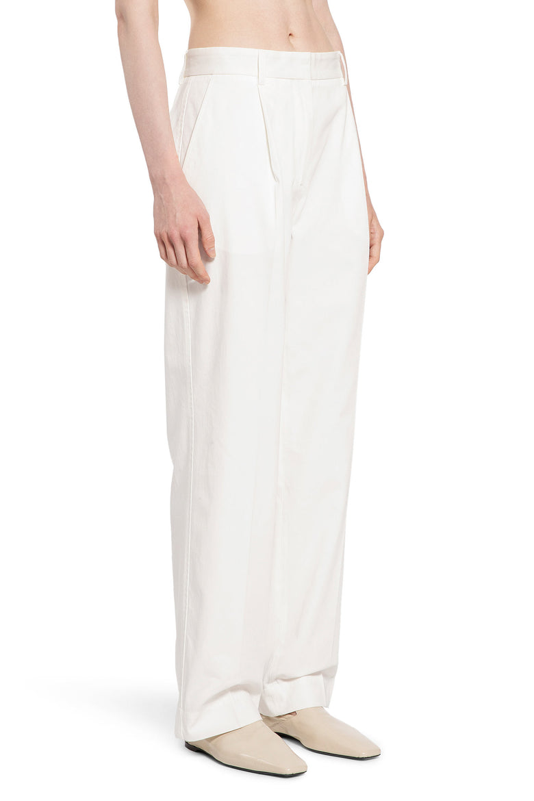 TOTEME WOMAN WHITE TROUSERS