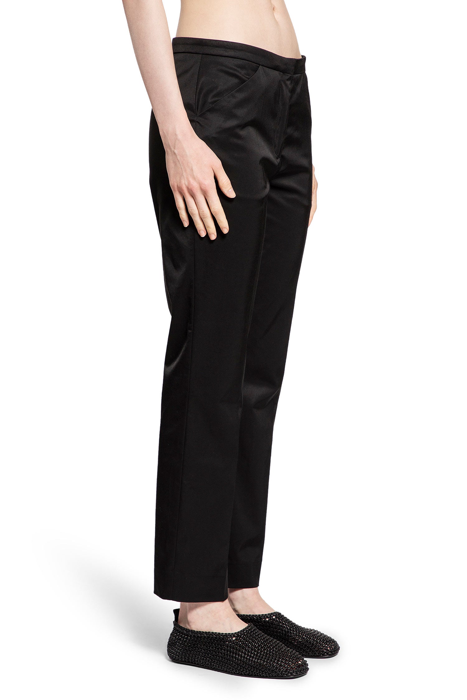 TOTEME WOMAN BLACK TROUSERS