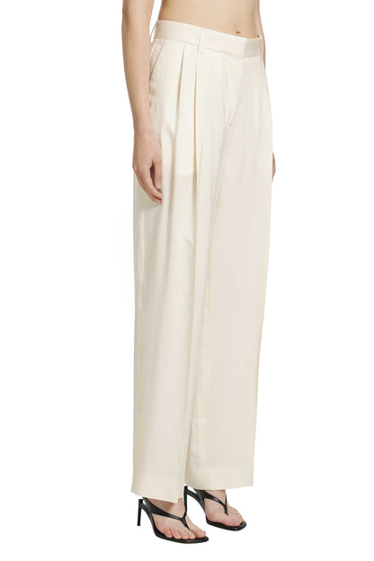 Double-Pleat Fluid Trousers