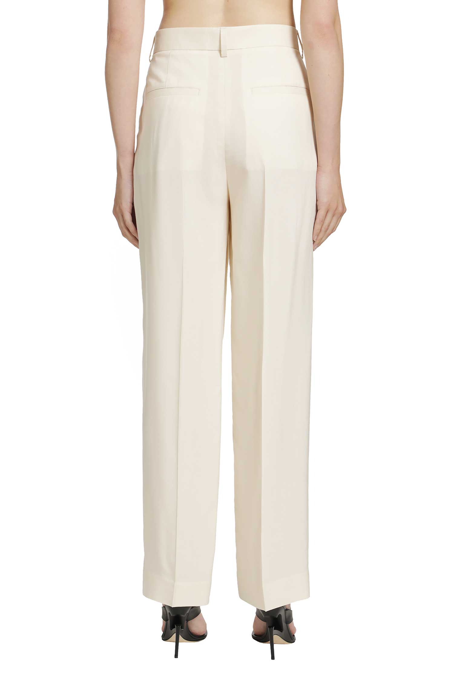 Double-Pleat Fluid Trousers