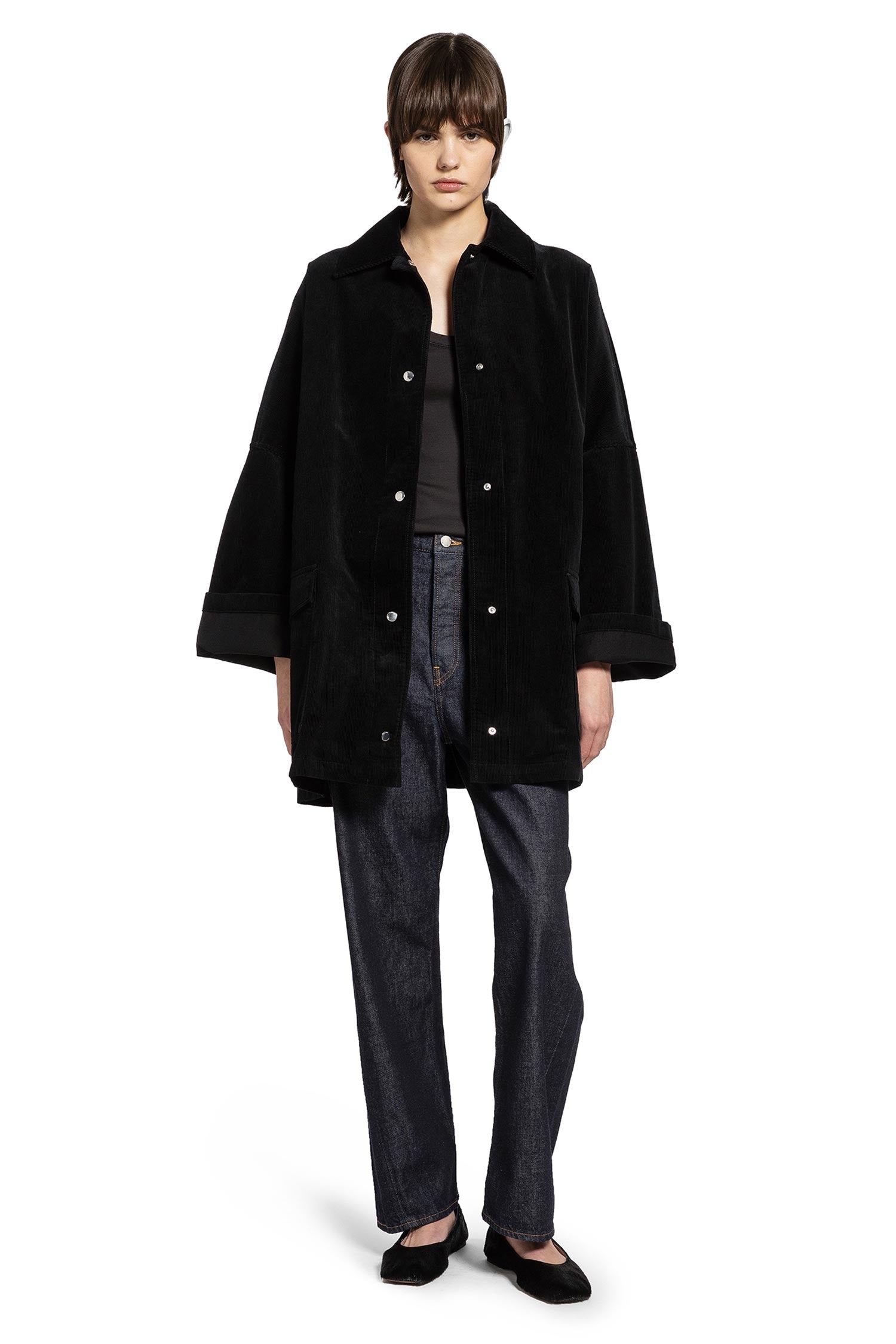 Twisted Seam Full Length Jeans