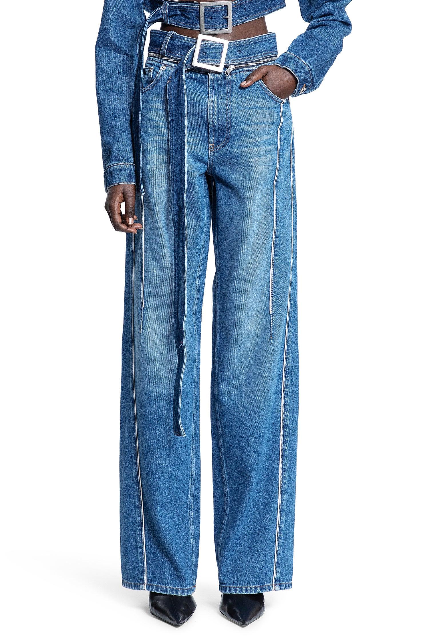 The Belted Denim Jeans - Antonioli.eu