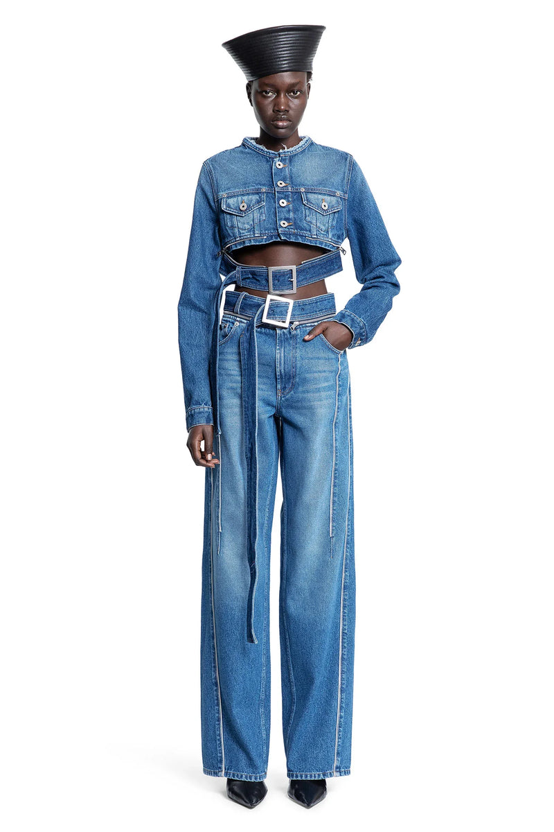 The Belted Denim Jeans - Antonioli.eu