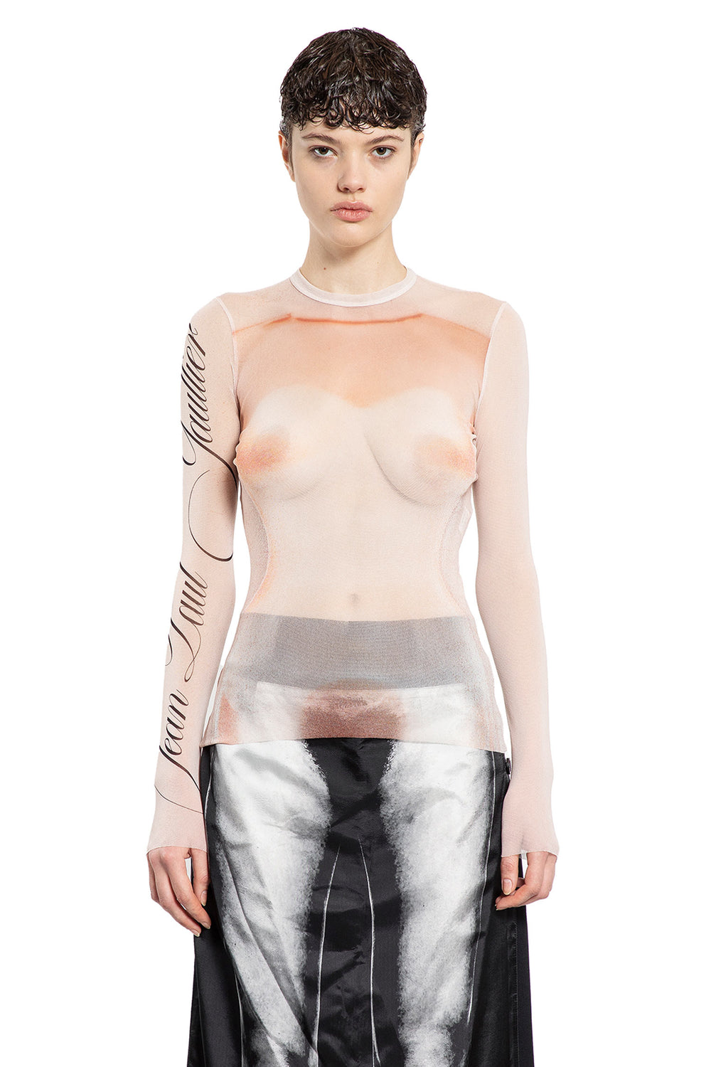 JEAN PAUL GAULTIER WOMAN PINK TOPS