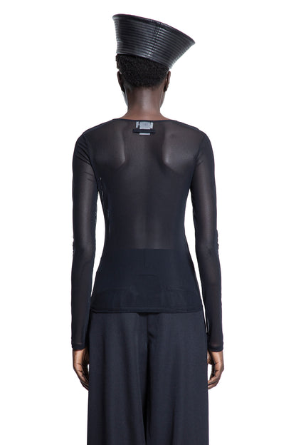 JEAN PAUL GAULTIER WOMAN BLACK TOPS