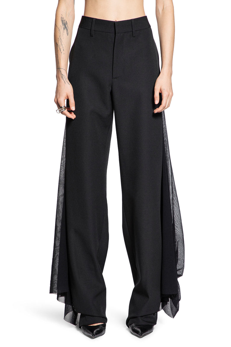 JEAN PAUL GAULTIER WOMAN BLACK TROUSERS