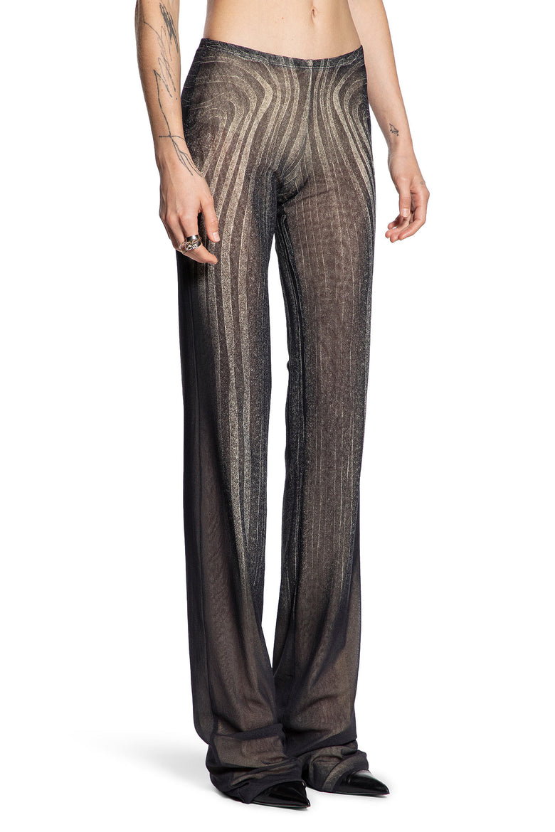 JEAN PAUL GAULTIER WOMAN BROWN TROUSERS