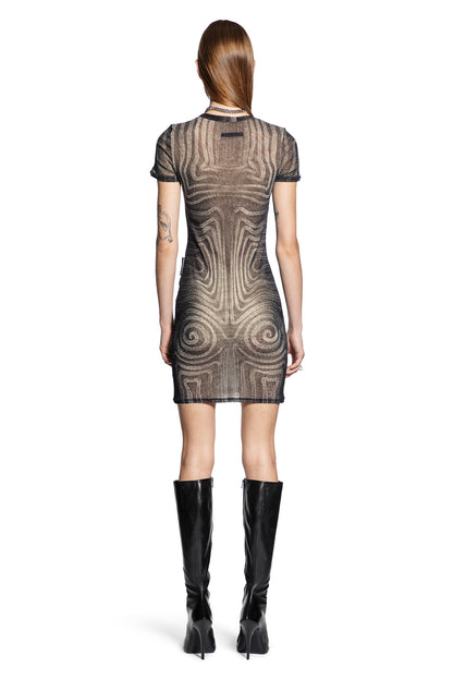 JEAN PAUL GAULTIER WOMAN BROWN DRESSES