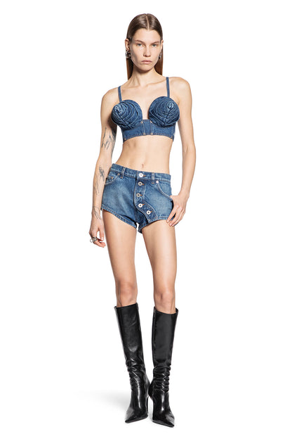 JEAN PAUL GAULTIER WOMAN BLUE SHORTS