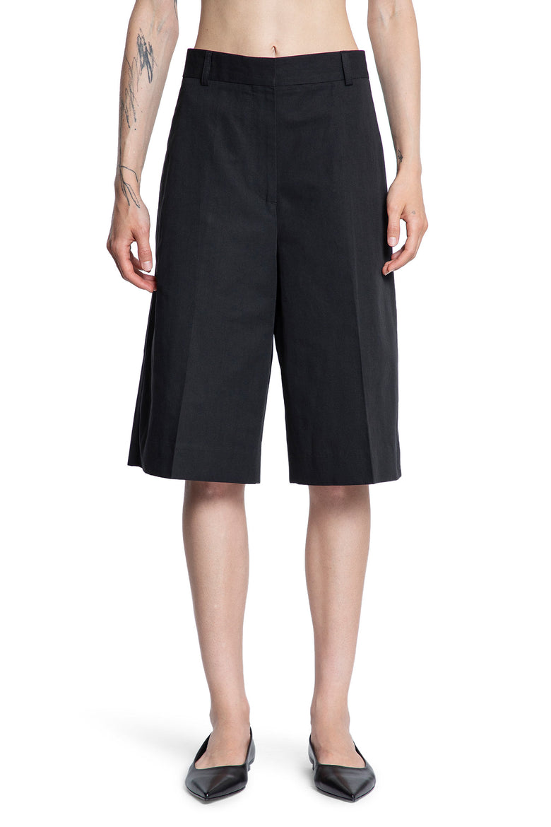 TOTEME WOMAN BLACK SHORTS - Antonioli.eu