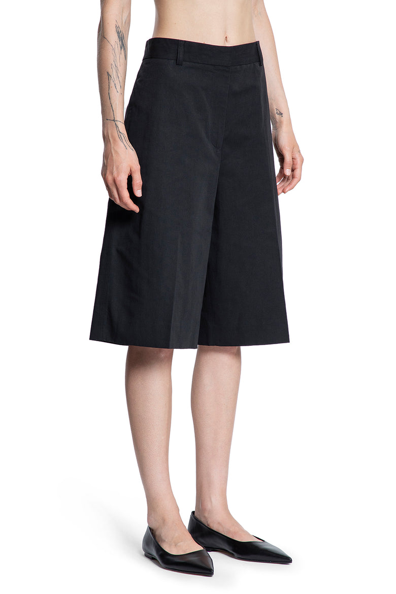 TOTEME WOMAN BLACK SHORTS - Antonioli.eu