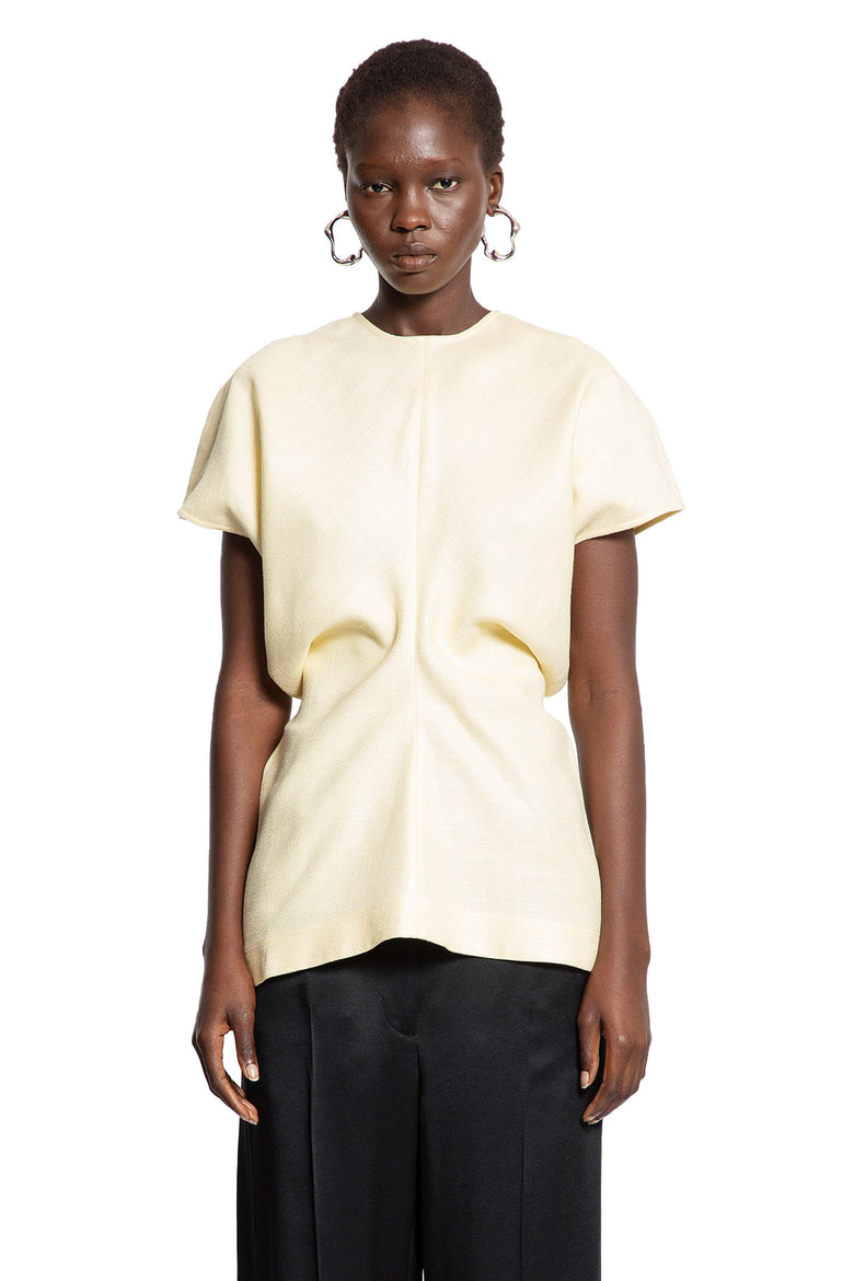 Slouch Waist Basketweave Top