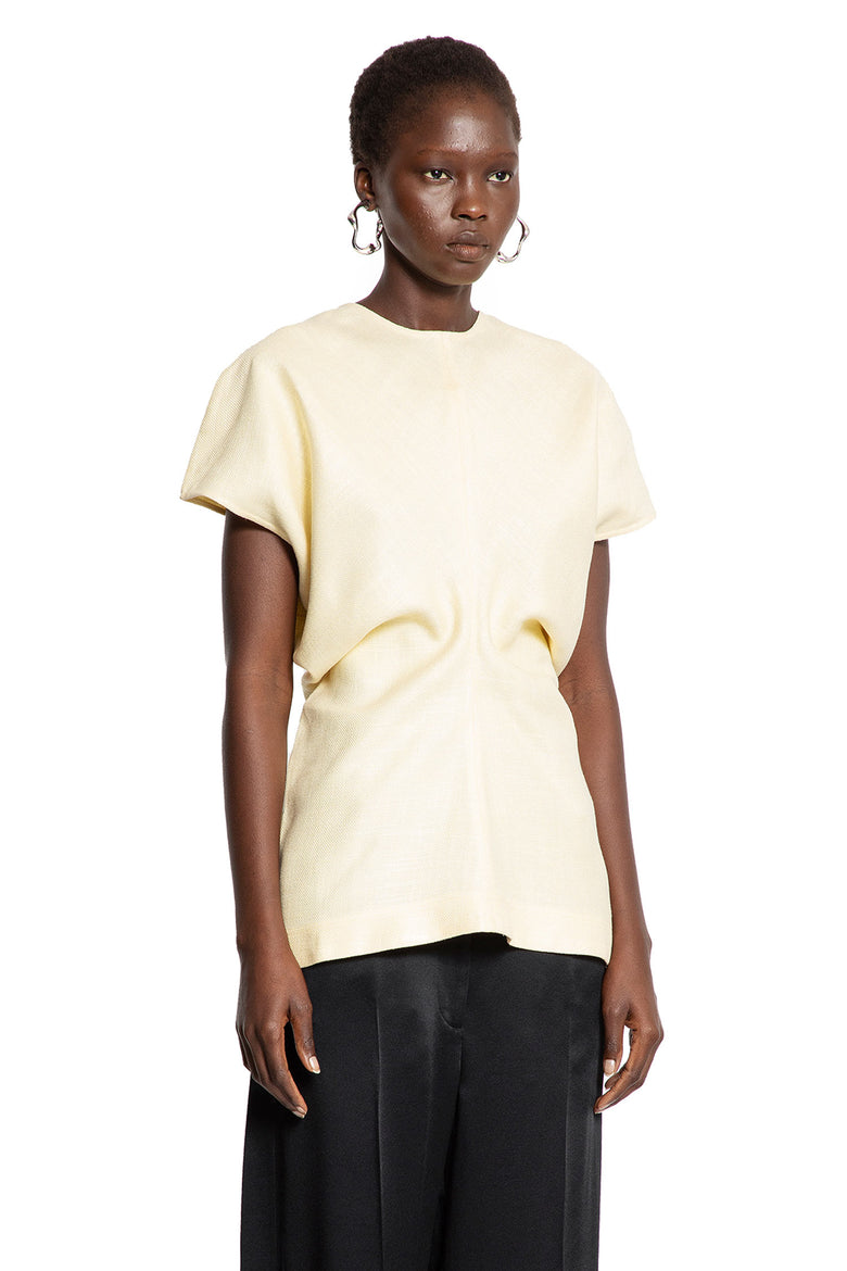 Slouch Waist Basketweave Top