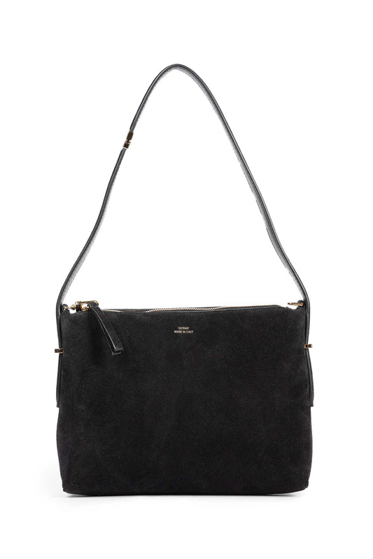 Bevel Suede Wrislet Shoulder Bag