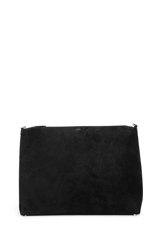 Bevel Shoulder Bag in Suede