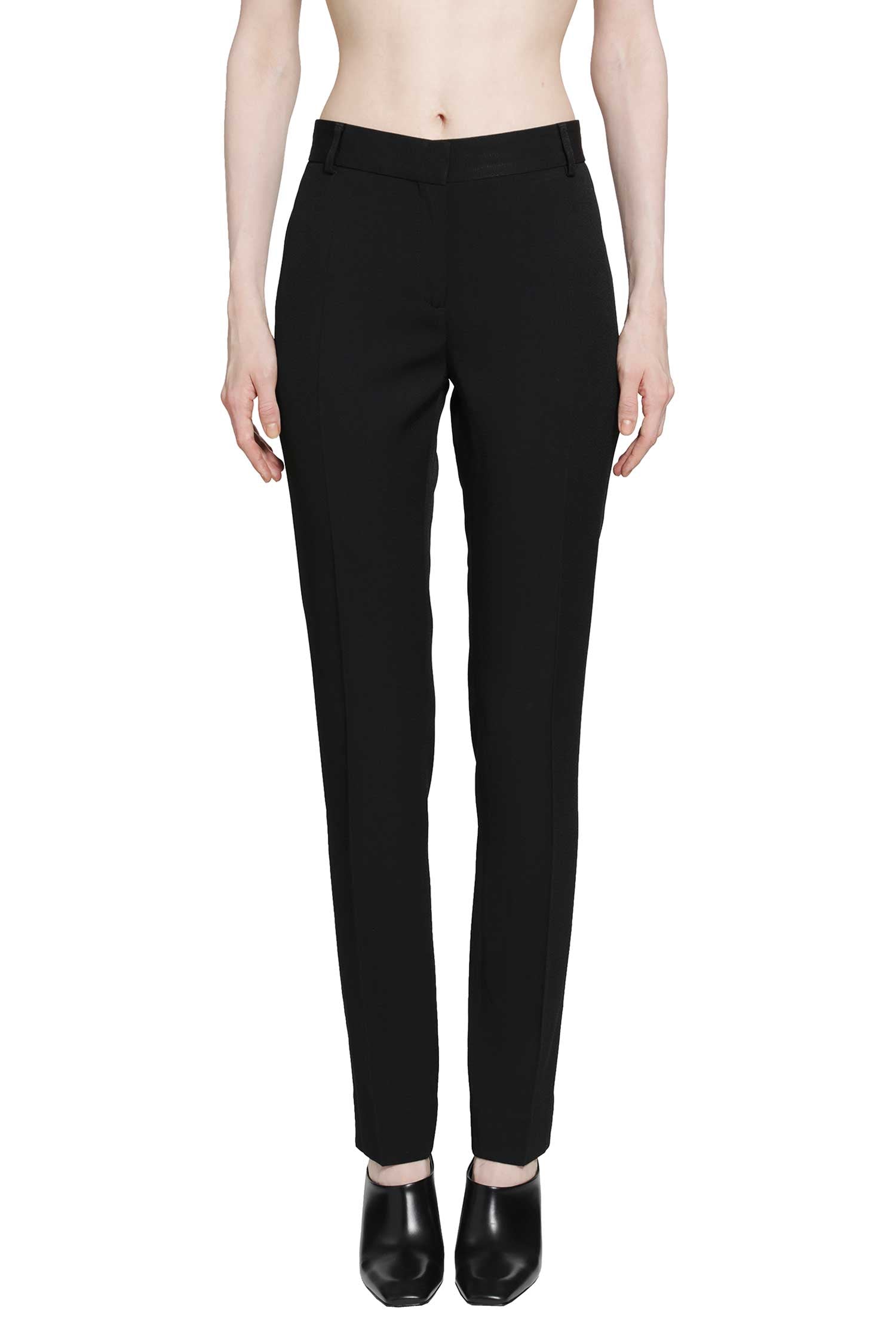 Low-Waist Slim Evening Trousers