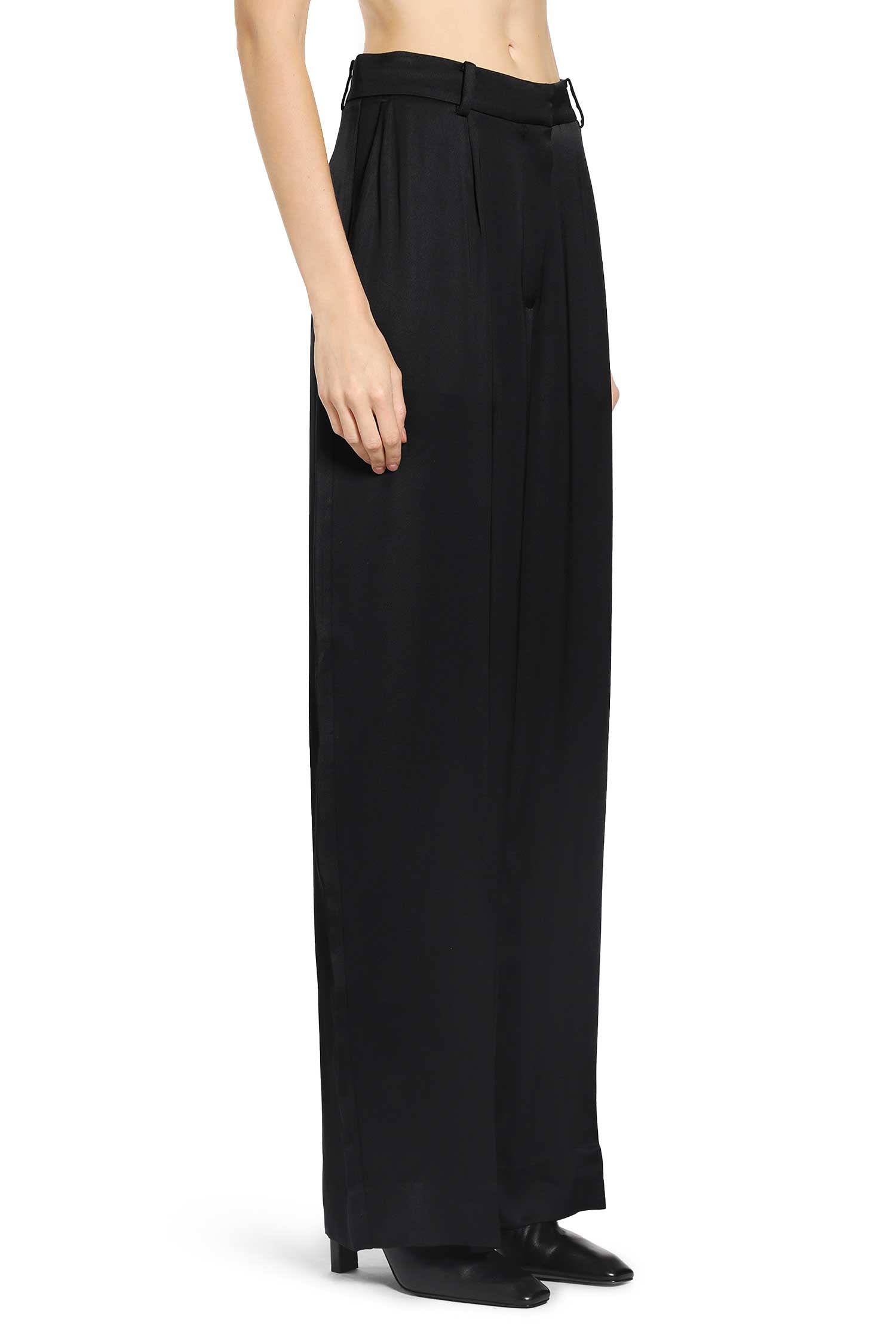 TOTEME WOMAN BLACK TROUSERS