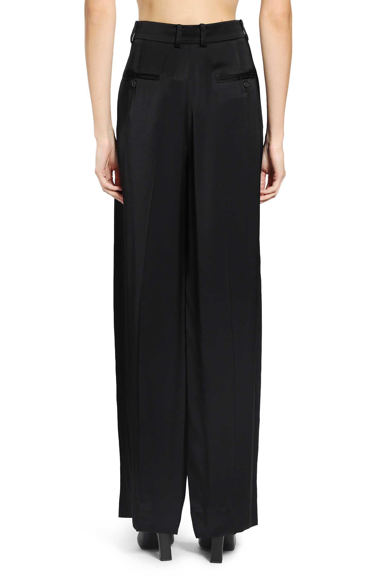 TOTEME WOMAN BLACK TROUSERS