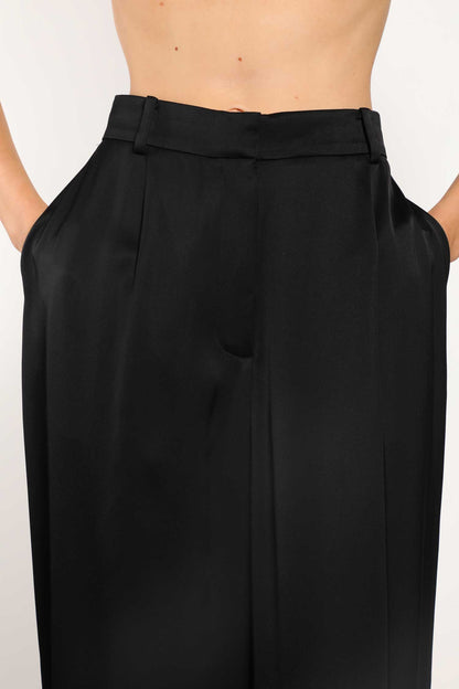 TOTEME WOMAN BLACK TROUSERS