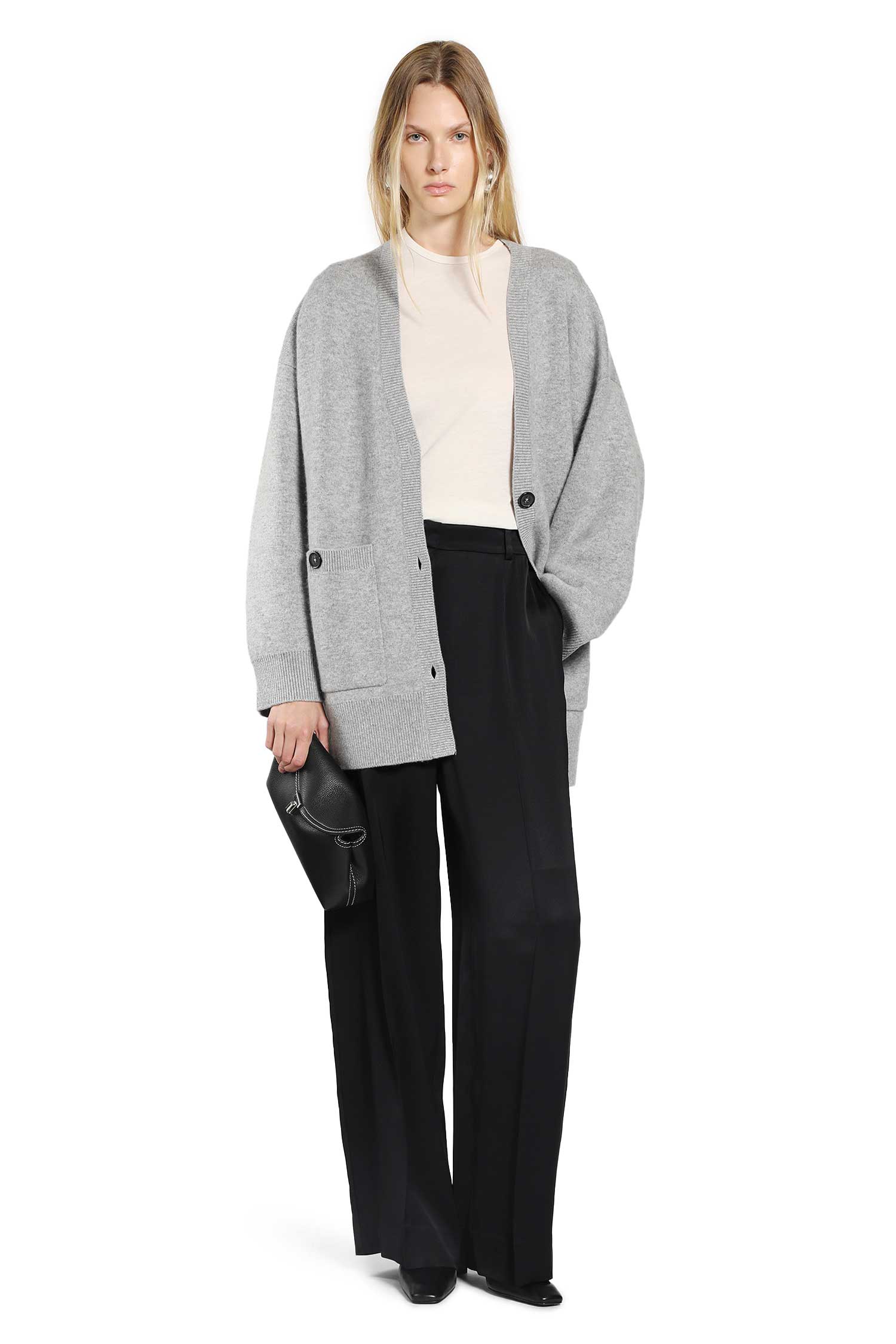 TOTEME WOMAN BLACK TROUSERS