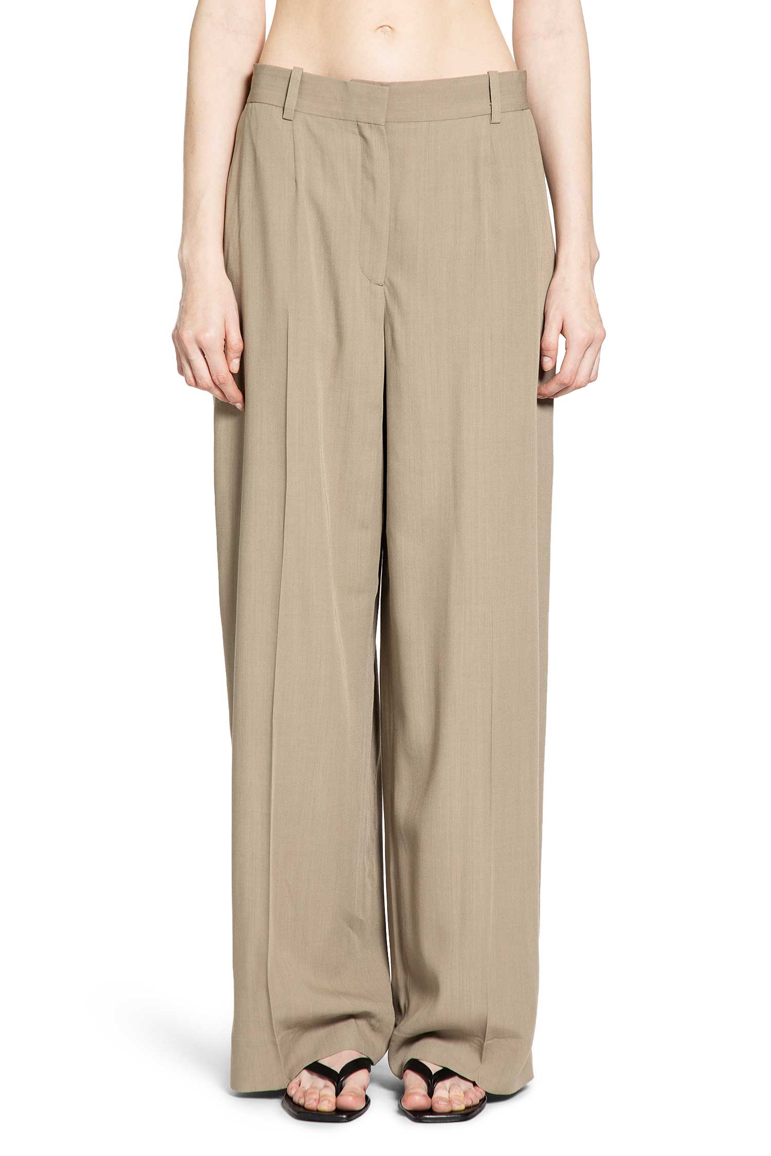 Wide Fluid Trousers