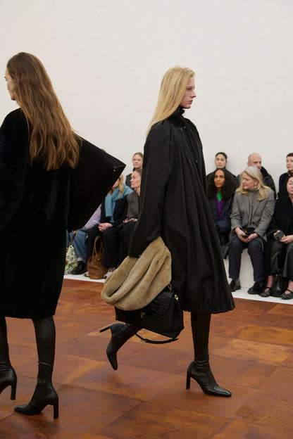 Gathered Parachute Coat