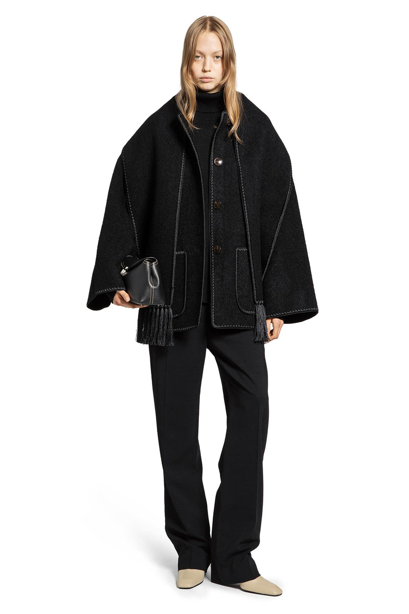 Wool Double Knit Turtleneck Top