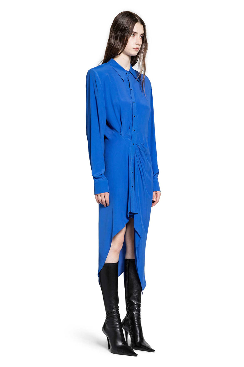 Asymmetric Shirt Dress