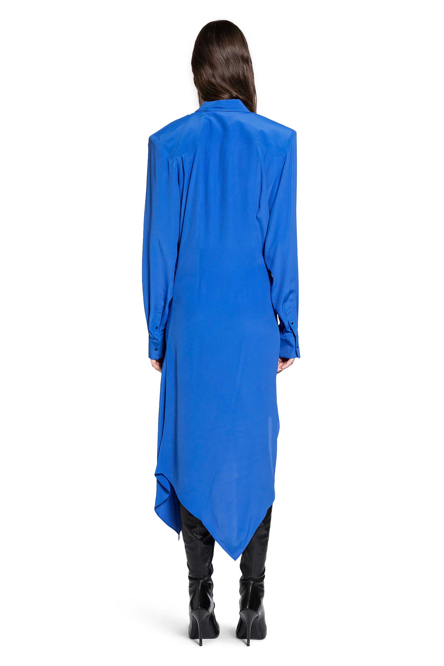 Asymmetric Shirt Dress