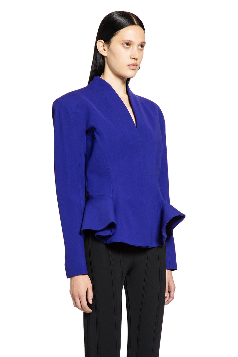 Flared Wool Jacket