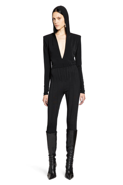 Hooded V-Neck Bodysuit