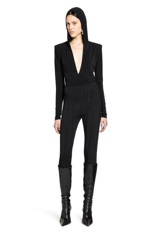 Hooded V-Neck Bodysuit