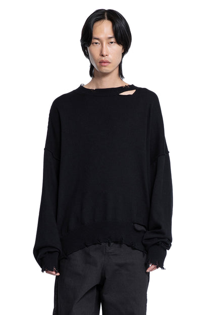 ANDREA YA AQOV MAN BLACK KNITWEAR