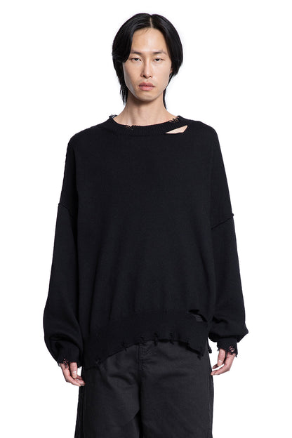 ANDREA YA AQOV MAN BLACK KNITWEAR