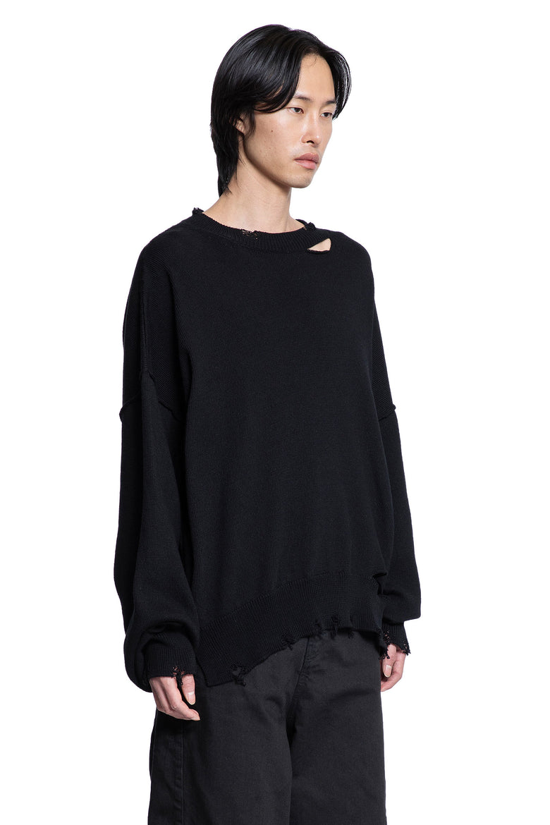 ANDREA YA AQOV MAN BLACK KNITWEAR