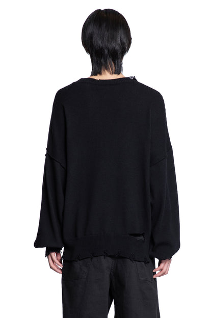 ANDREA YA AQOV MAN BLACK KNITWEAR