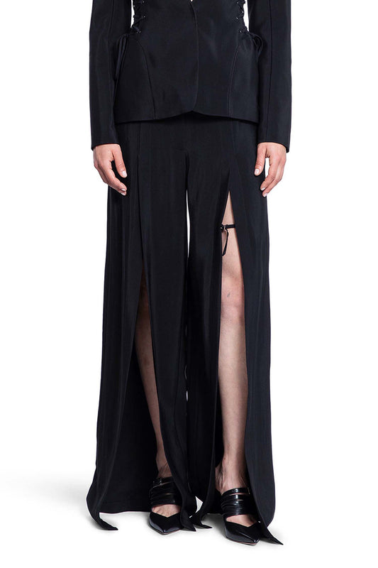 MUGLER WOMAN BLACK TROUSERS