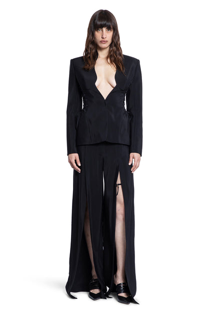 MUGLER WOMAN BLACK TROUSERS