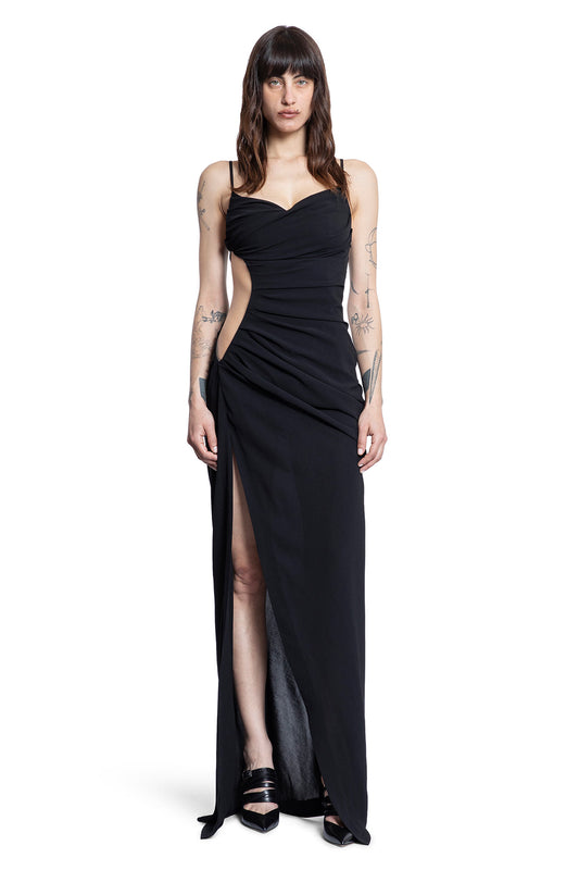 MUGLER WOMAN BLACK DRESSES