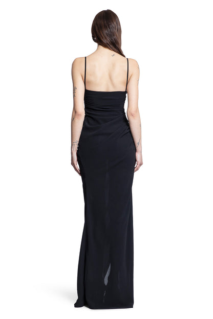 MUGLER WOMAN BLACK DRESSES