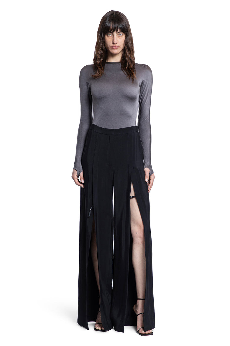 MUGLER WOMAN GREY BODYSUITS