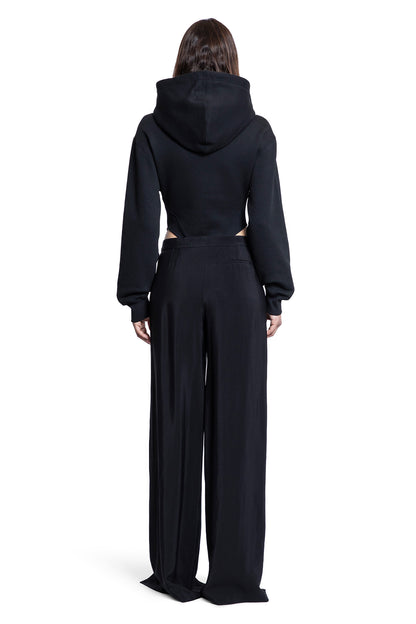 MUGLER WOMAN BLACK BODYSUITS