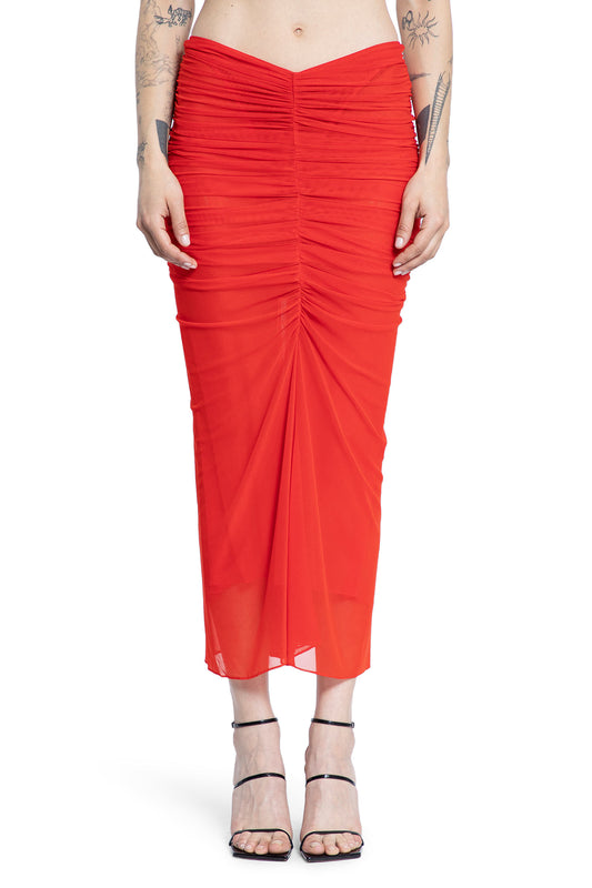 MUGLER WOMAN RED SKIRTS