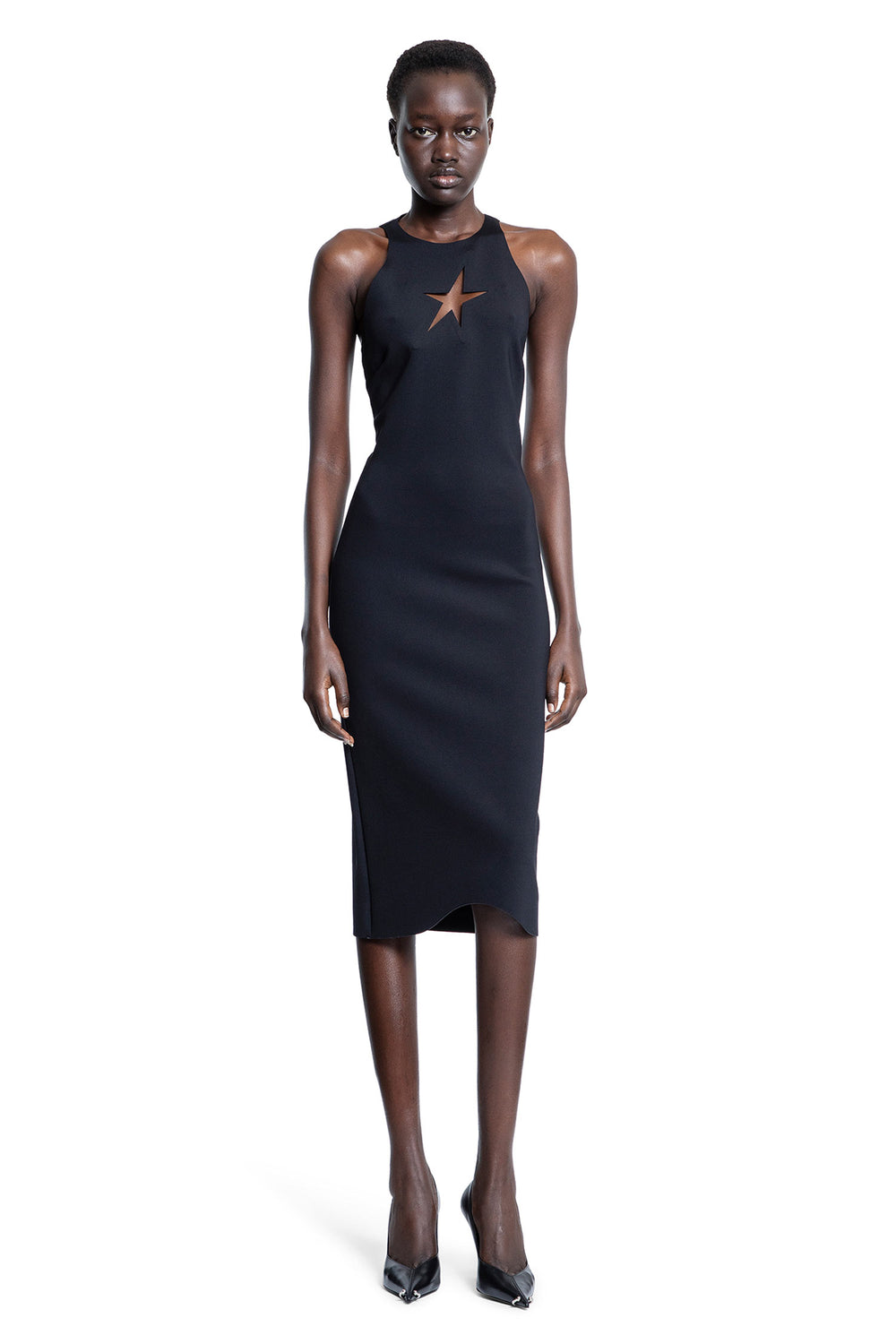 MUGLER WOMAN BLACK DRESSES