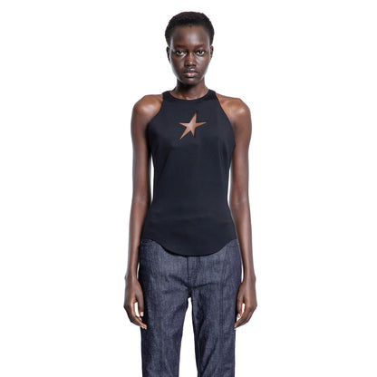 MUGLER WOMAN BLACK TOPS