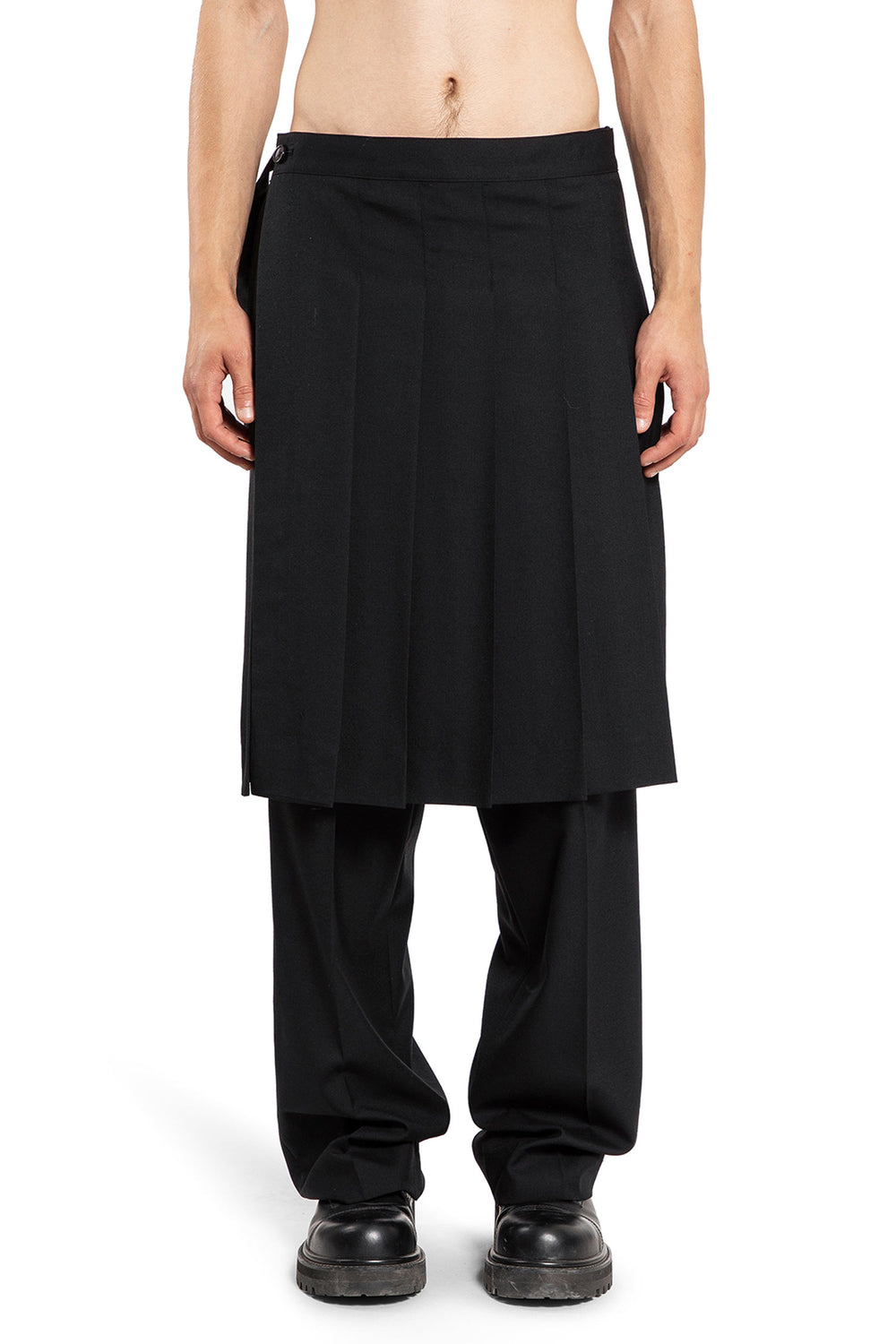 KHOKI MAN BLACK TROUSERS