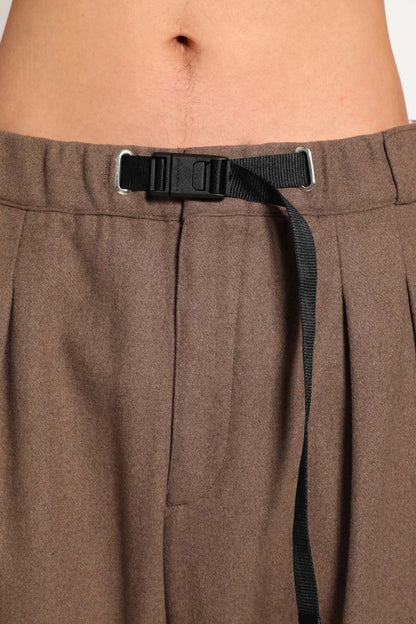 Drawstring Pants in Wool Blend